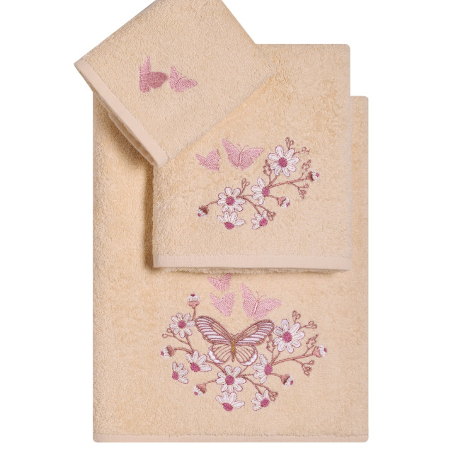 Σετ Πετσέτες 3 Τεμαχίων Kentia Rogelia...