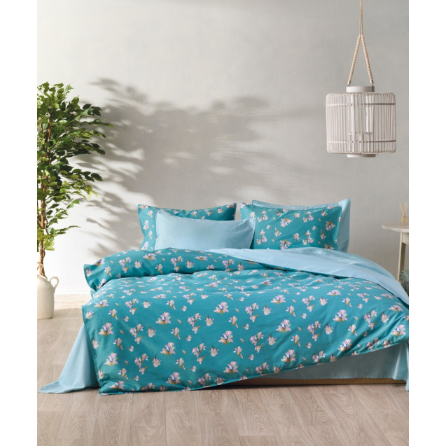 Σετ Παπλωματοθήκη King Size 3 Τεμαχίων Kentia...