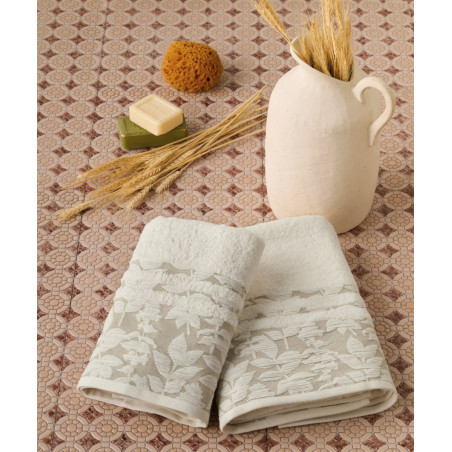 Σετ Πετσέτες 3 Τεμαχίων Kentia Tyra 70x140,50x90,30x50