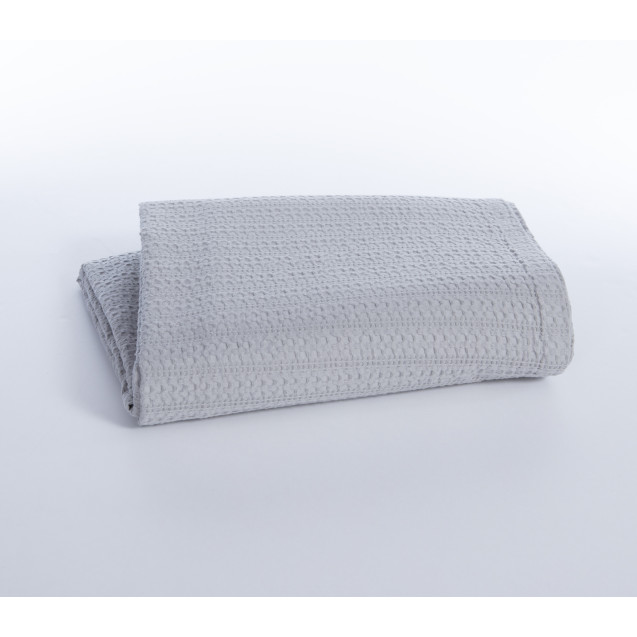 Κουβέρτα Πικέ Μονή Nef-Nef Cool L.Grey 160x240