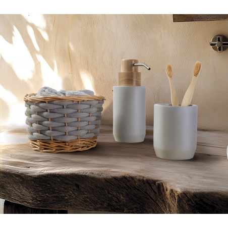 Καλαθάκι Με Λαβέτες 5 Τεμαχίων Nef-Nef Borra Lilac 30x30