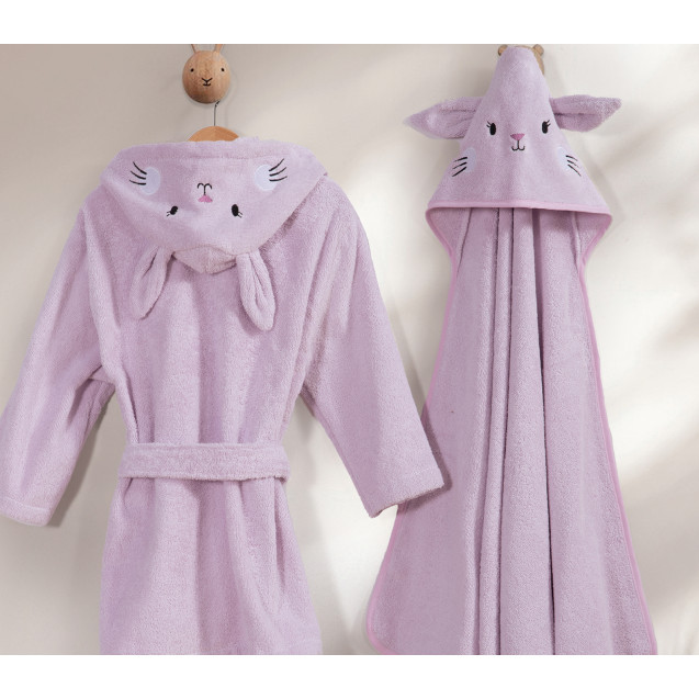 Βρεφική Κάπα Nef-Nef Mon Petit Jardin Lilac 75x75