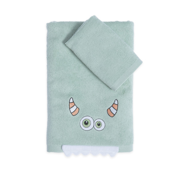 Σετ Βρεφικές Πετσέτες 2 Τεμαχίων Nef-Nef Alphabet Monster...