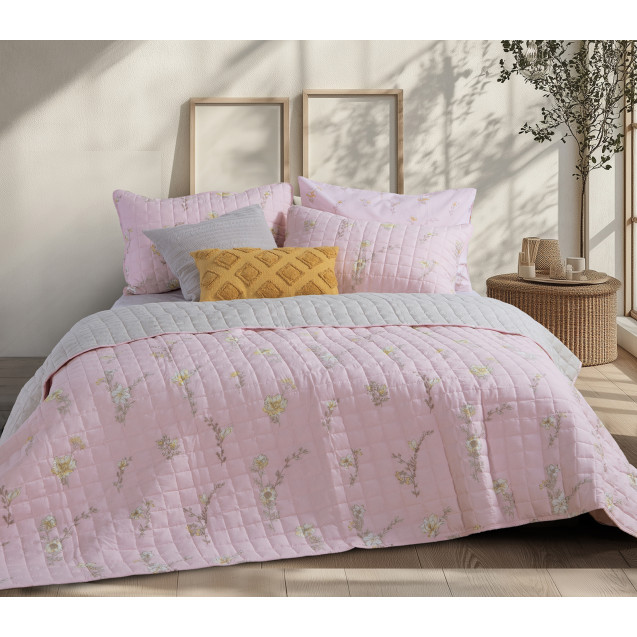 Κουβερλί Υπέρδιπλο Nef-Nef Irida Pink 230x240