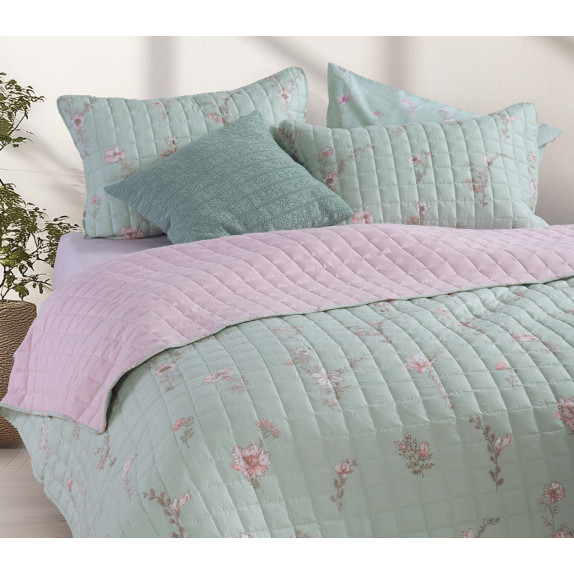 Κουβερλί Υπέρδιπλο Nef-Nef Irida Mint 230x240