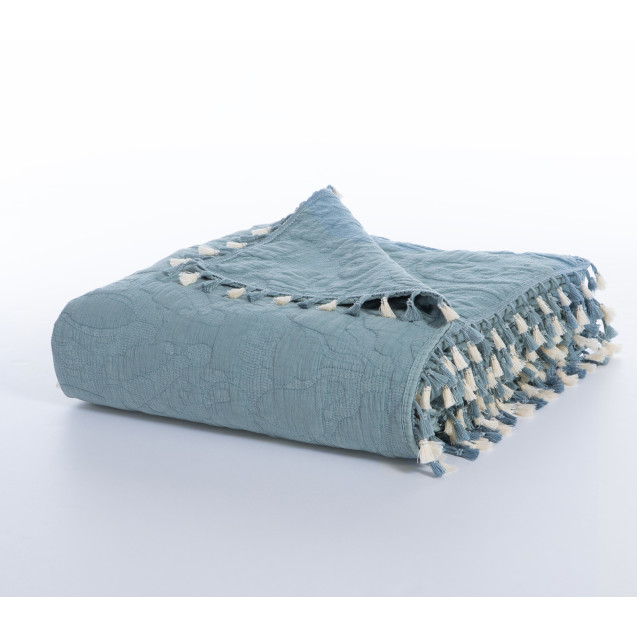 Κουβερλί Υπέρδιπλο Nef-Nef Feraggio Blue Petrol...