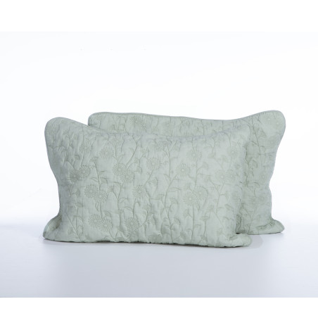 Σετ Μαξιλαροθήκες Διακόσμησης 2 Τεμαχίων Nef-Nef Zinovia Mint 52x72