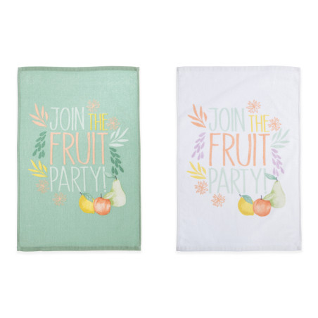 Ποτηρόπανο Βελουτέ Nef-Nef Fruit Party Green 40x60