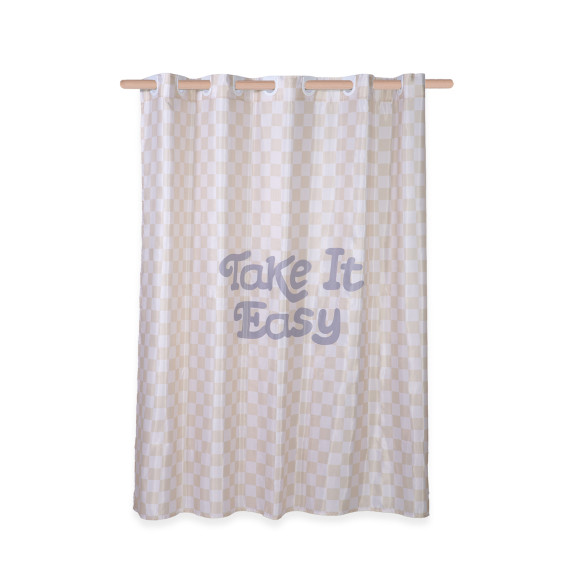 Κουρτίνα Μπάνιου Nef-Nef Easy Beige 180x180