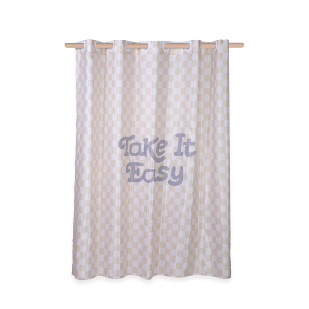 Κουρτίνα Μπάνιου Nef-Nef Easy Beige 180x180