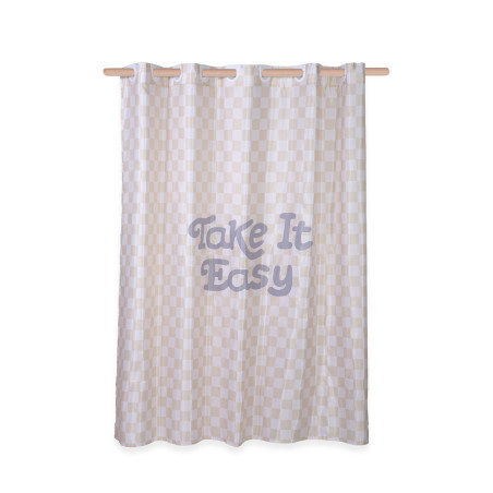 Κουρτίνα Μπάνιου Nef-Nef Easy Beige 180x180