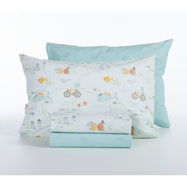 Σετ Παιδικά Σεντόνια Μονά 3 Τεμαχίων Nef-Nef...