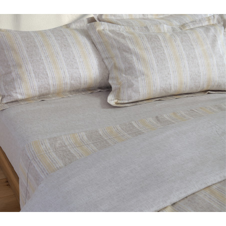 Σετ Σεντόνια Υπέρδιπλα 4 Τεμαχίων Nef-Nef Orden Beige 240x270