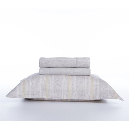 Σετ Σεντόνια Υπέρδιπλα 4 Τεμαχίων Nef-Nef Orden Beige 240x270