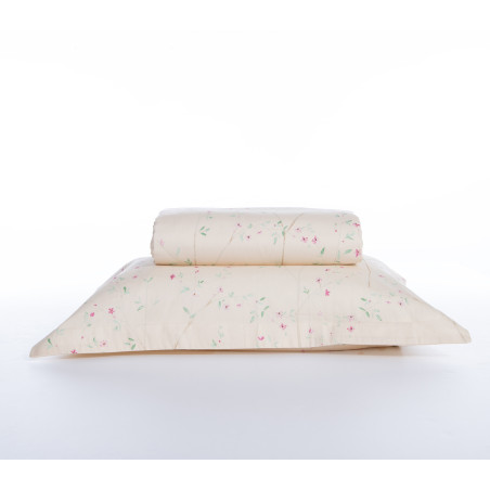 Σετ Παπλωματοθήκη Υπέρδιπλη 3 Τεμαχίων Nef-Nef Mimosa Salmon 240x230