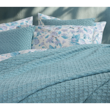Κουβέρτα Πικέ Υπέρδιπλη Nef-Nef  Elmer Blue Aqua 230x240