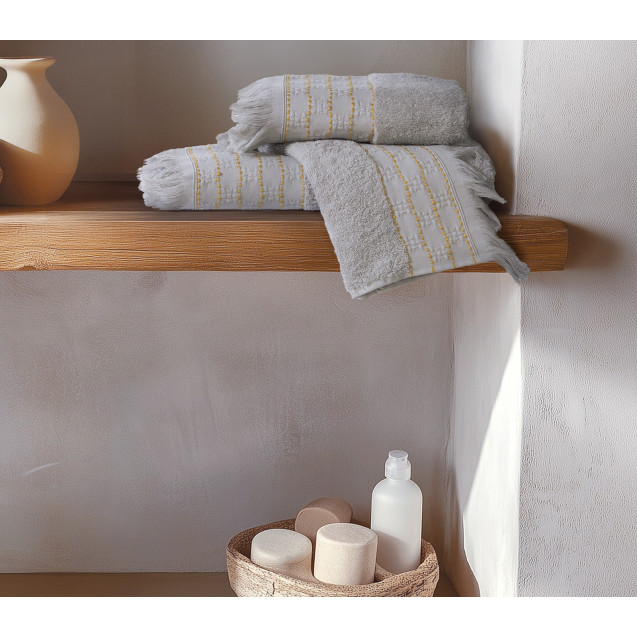 Πετσέτα Σώματος Nef-Nef Quantro Beige 70x140