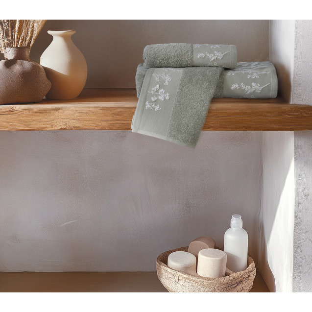 Σετ Πετσέτες 3 Τεμαχίων Nef-Nef Claris Green...