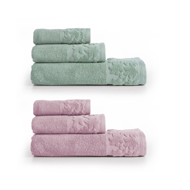 Σετ Πετσέτες 3 Τεμαχίων Nef-Nef Irida Mint...