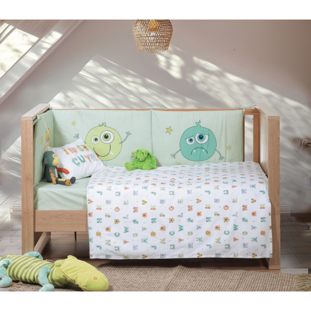 Σετ Σεντόνια Κούνιας 3 Τεμαχίων Nef-Nef...