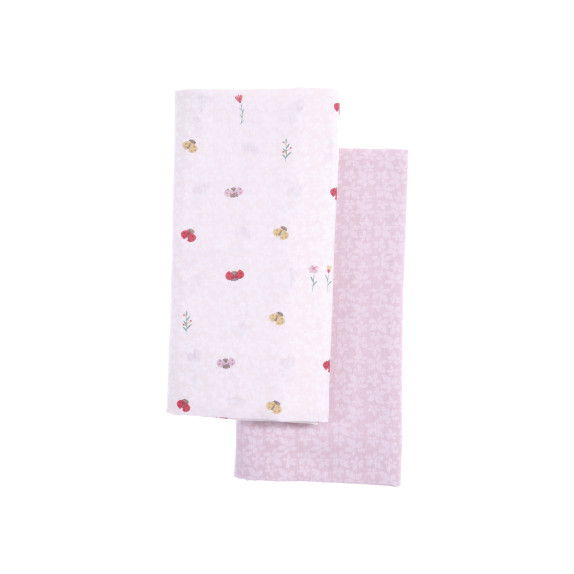 Σετ Σεντόνια Λίκνου 2 Τεμαχίων Nef-Nef Lady Bug Ecru 70x120