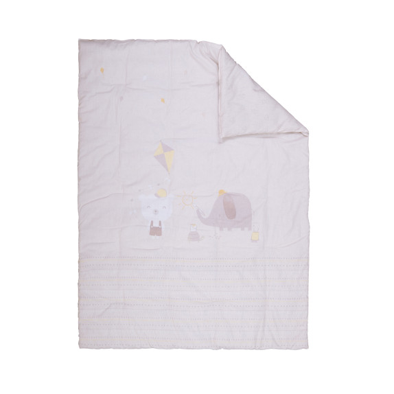 Βρεφικό Κουβερλί Nef-Nef Petula Greige 110x140