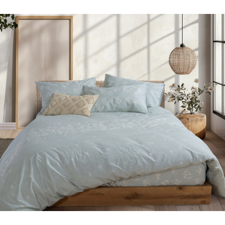 Σετ Σεντόνια King Size με Λάστιχο 4 Τεμαχίων Nef-Nef Claris S.Blue 180x200+35