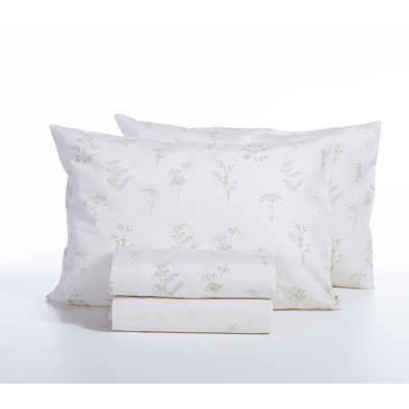 Σετ Σεντόνια King Size με Λάστιχο 4 Τεμαχίων Nef-Nef Claris S.Blue 180x200+35