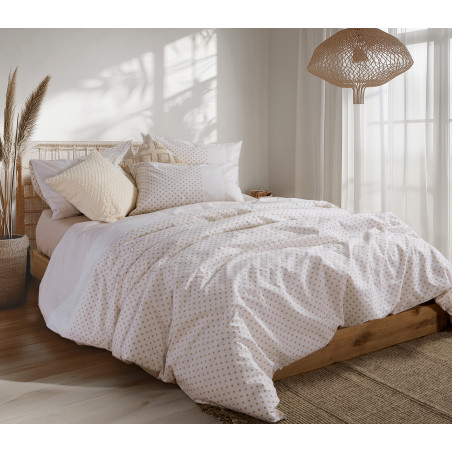 Σετ Σεντόνια King Size με Λάστιχο 4 Τεμαχίων Nef-Nef Donter Grey 180x200+35