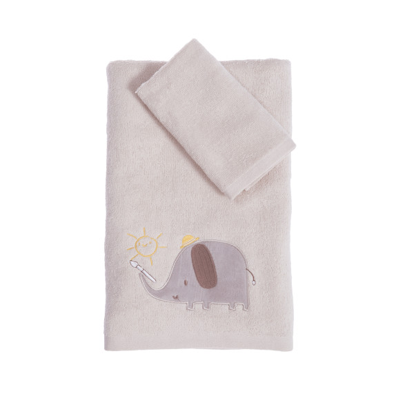 Σετ Βρεφικές Πετσέτες 2 Τεμαχίων Nef-Nef Happy Days...