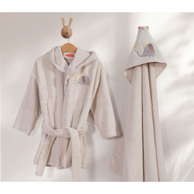 Βρεφική Κάπα Nef-Nef Happy Days Greige 75x75