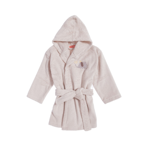 Βρεφικό Μπουρνούζι Nef-Nef Happy Days Greige 04