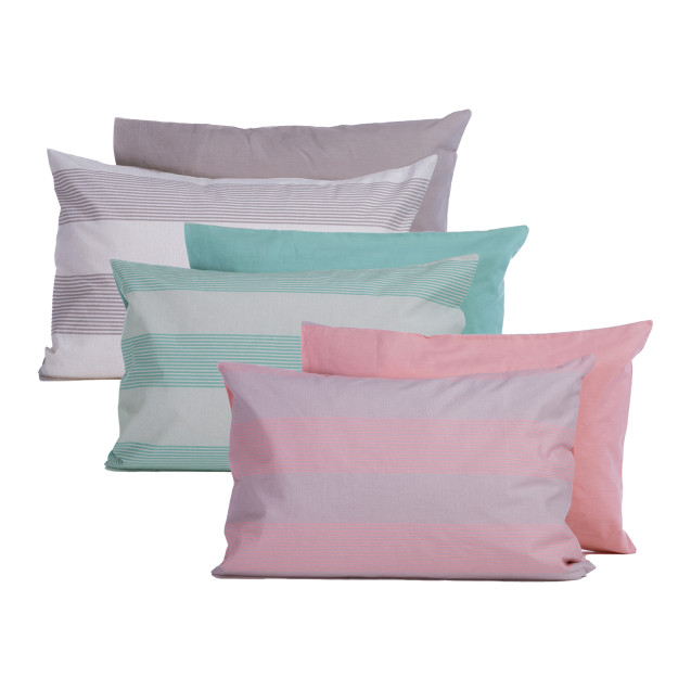 Μαξιλαροθήκη Nef-Nef Casual Stripe Peach 52x72