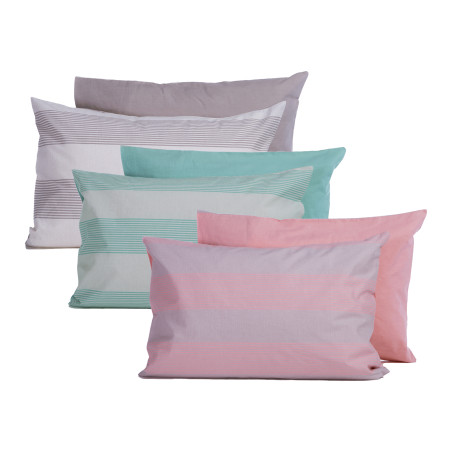 Μαξιλαροθήκη Nef-Nef Casual Stripe Peach 52x72