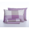 Σετ Σεντόνια Μονά 3 Τεμαχίων Nef-Nef Casual Check Mauve 170x270