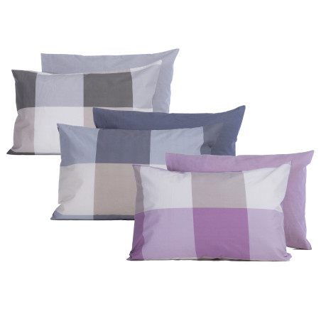 Μαξιλαροθήκη Nef-Nef Casual Check Mauve 52x72
