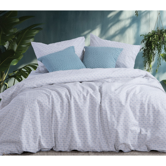 Σετ Σεντόνια Μονά 3 Τεμαχίων Nef-Nef Keylan Blue 170x270