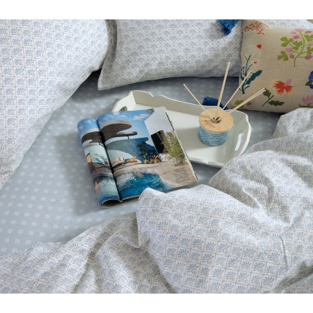 Σετ Σεντόνια Μονά 3 Τεμαχίων Nef-Nef Keylan Blue 170x270