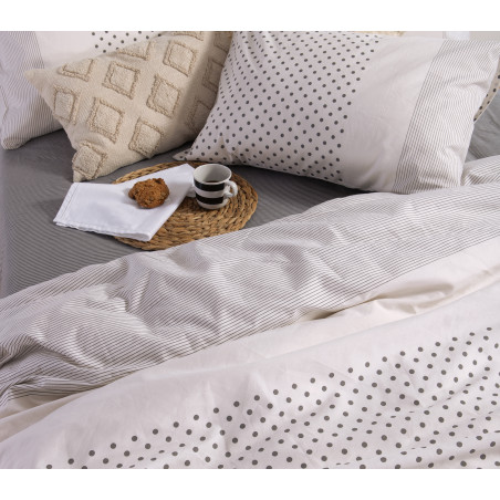 Σετ Σεντόνια Μονά 3 Τεμαχίων Nef-Nef Donter Beige 170x270