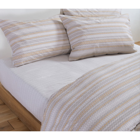 Σετ Σεντόνια Μονά 3 Τεμαχίων Nef-Nef Quantro Grey 170x270