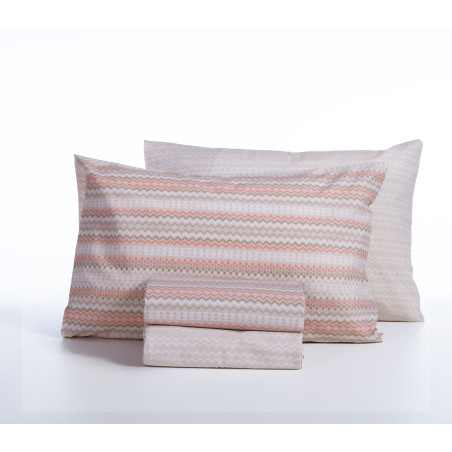 Σετ Σεντόνια Μονά 3 Τεμαχίων Nef-Nef Quantro Beige 170x270