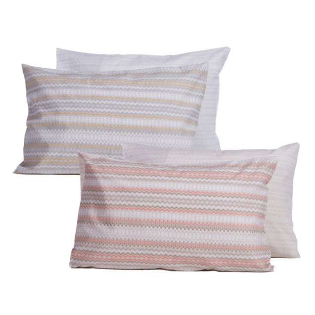 Μαξιλαροθήκη Nef-Nef Quantro Grey 52x72