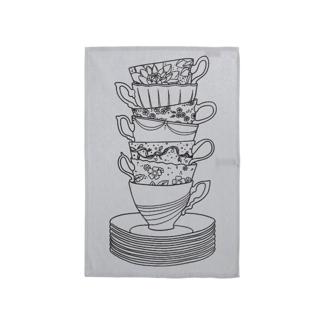 Ποτηρόπανο Nef-Nef My Cup Of Tea Ecru 40x60