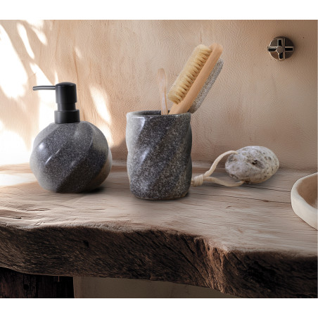 Ποτήρι Μπάνιου Nef-Nef Snail Anthracite