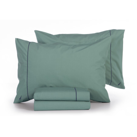 Σετ Σεντόνια Διπλά 4 Τεμαχίων Nef-Nef Nau Wave Solid Green 200x280