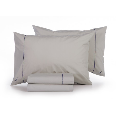 Σετ Σεντόνια Διπλά 4 Τεμαχίων Nef-Nef Nau Wave Solid Linen 200x280