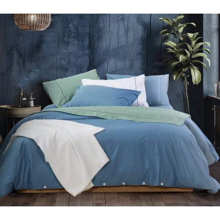 Σετ Σεντόνια Υπέρδιπλα 4 Τεμαχίων Nef-Nef Nau Wave Solid Silver 240x270