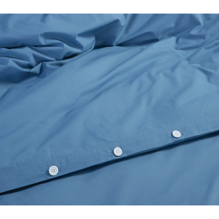 Σετ Παπλωματοθήκη Υπέρδιπλη 3 Τεμαχίων Nef-Nef Nau Wave Solid Blue 240x220