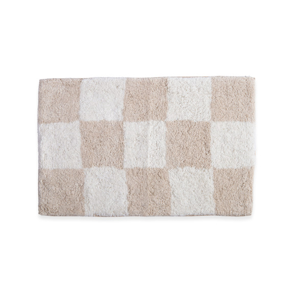Ταπέτο Μπάνιου Nef-Nef Chess Ecru 50x80