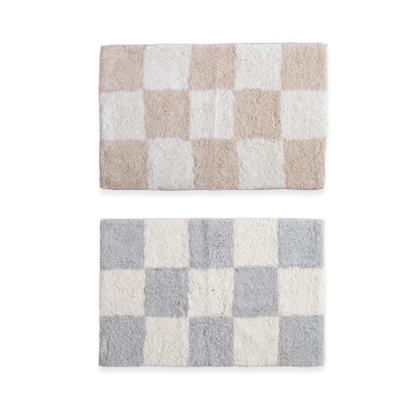Ταπέτο Μπάνιου Nef-Nef Chess Ecru 50x80